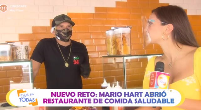 Mario Hart emprende en el mundo de los restaurantes.