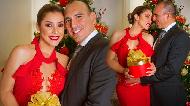 Karla Tarazona y Rafael Fernández enviaron por separado su saludo navideño. Foto: Karla Tarazona / Instagram