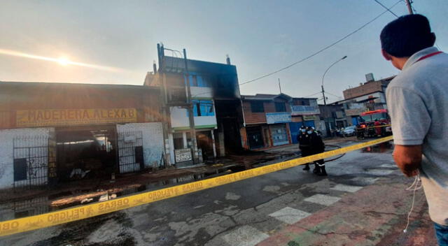 El incendio fue calificado como código 3 y por el momento se desconoce cual habría sido el origen de las llamas.