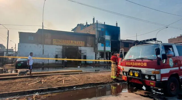 El incendio fue calificado como código 3 y por el momento se desconoce cual habría sido el origen de las llamas.