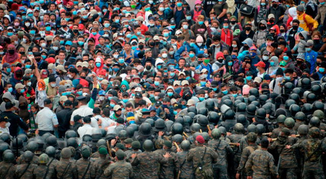 Los grupos de migrantes, que empezaron a ingresar en la noche del viernes 15 y la mañana del sábado 16 de enero al territorio de Guatemala desde Honduras.
