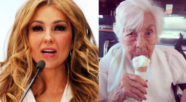 Thalía hace denuncia tras ver el estado de salud de su abuela: “Pido oración por ella”