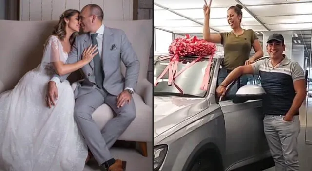 Karla Tarazona y Rafael Fernández celebran 1 mes de casados.