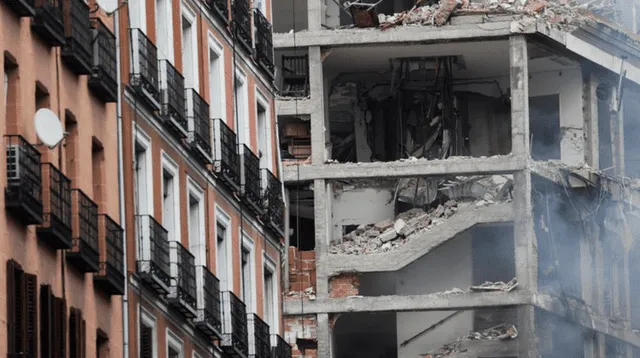 La explosión en Madrid dejó varios heridos y alrededor de dos víctimas mortales, según medios locales.