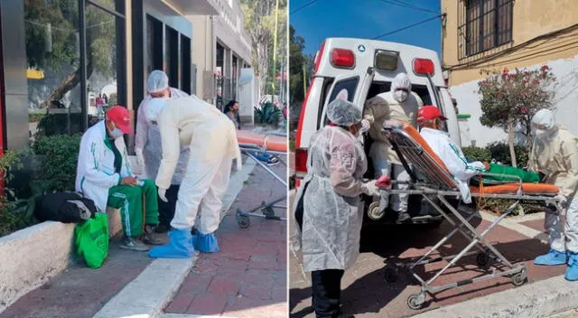 El adulto mayor recibió la asistencia de paramédicos de Protección Civil de Ecatepec.