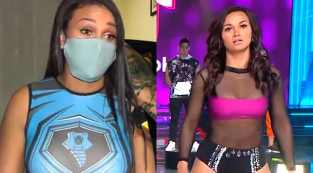 La modelo Angie Arizaga recordó que tiene dos hernias y un problema en la lumbar, por lo que se tomaría un descanso de Esto es guerra en el 2021.