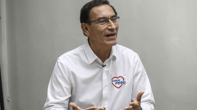 Martín Vizcarra postula al Congreso por Somos Perú.
