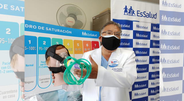 EsSalud presentó equipos para pacientes COVID-19.