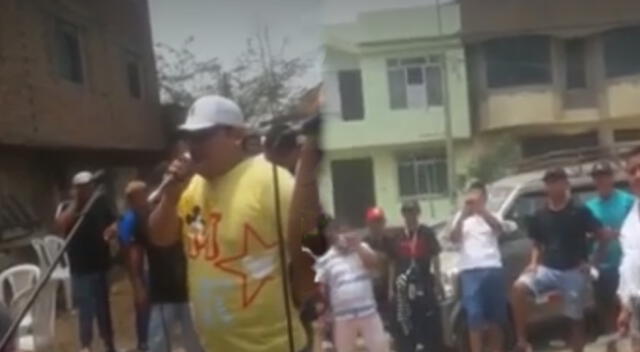 Chacalón Jr. es captado cantando en SJL.