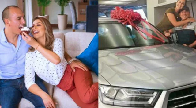 Karla Tarazona revela detalles tras recibir regalo de su esposo.