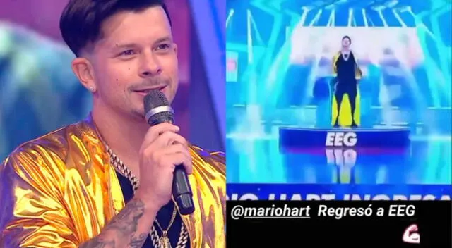 Mario Hart retornó a Esto es guerra tras estar alejado de los reality hace varios años, y sorprendió a sus fanáticos en redes sociales.