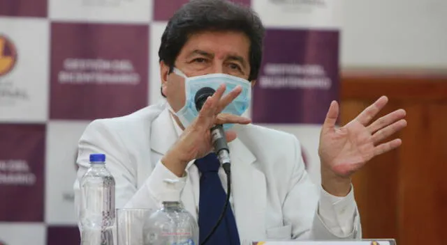 Miguel Palacios Celi, decano del Colegio Médico del Perú (CMP).