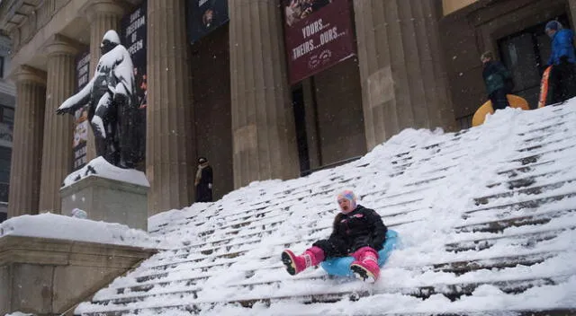 Tormenta invernal azota Nueva York | Foto: EFE