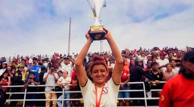 Cindy campeonó con la U.