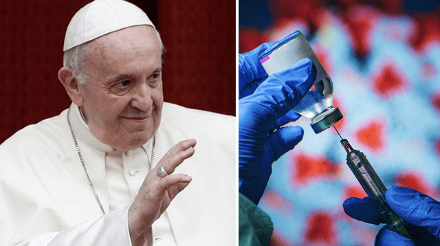 El líder de la Iglesia Católica fue inmunizado con la segunda dosis de la vacuna Pfizer.