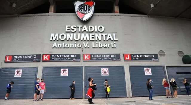 River Plate puso a disposición su estadio para vacunar contra el coronavirus | Foto: EFE