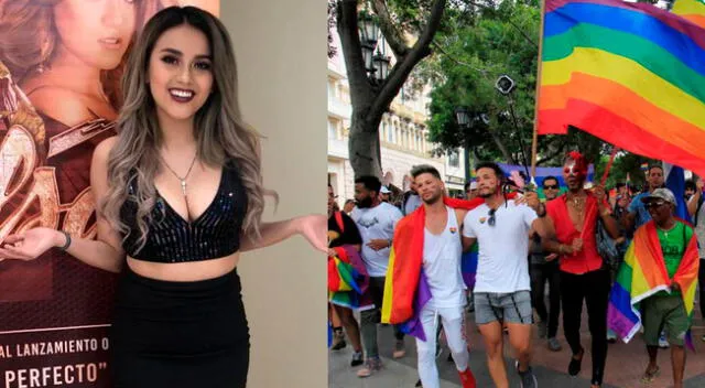 La cantante Amy Gutiérrez se mostró a favor de la comunidad LGTBIQ y se refirió como personas muy valiosas, íntegras y valientes.