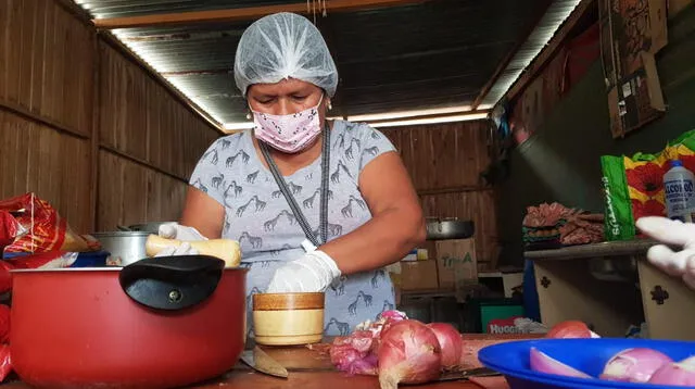 comedor popular del asentamiento Las Minas