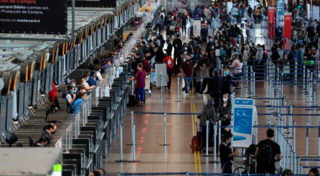 Aeropuerto Internacional de Santiago, Chile el 23 de noviembre de 2020.