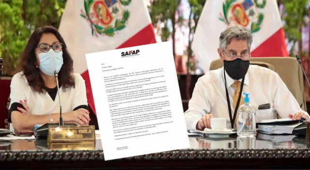 SAFAP emitió una carta tras declaraciones de la premier Violeta Bermúdez.