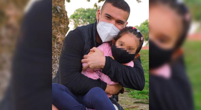 Ezio Oliva se muestra muy amoroso con su pequeña Antonio, quien bailó su nuevo tema.