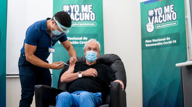 El presidente chileno se une la lista de mandatarios y jefes de Estado de todo el mundo que ya se han vacunado contra el COVID-19.