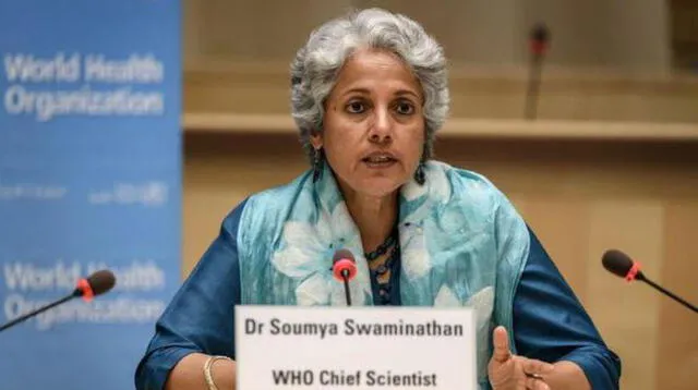 La científica jefe de la Organización Mundial de la Salud (OMS), Soumya Swaminathan, durante una conferencia de prensa celebrada en Ginebra, Suiza, el 3 de julio de 2020. | Foto: Reuters)