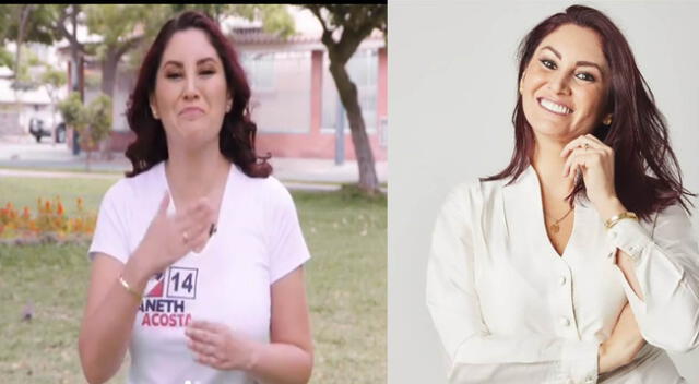 Aneth Acosta: Le recuerdan que discriminó a peruanos en pleno debate electoral .
