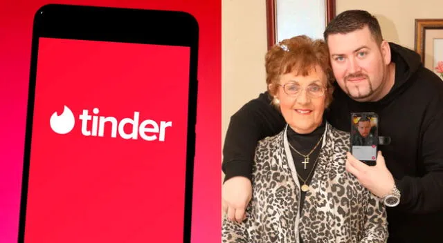 El joven se sorprendió al ver el perfil que le diseñó su abuelita en Tinder.