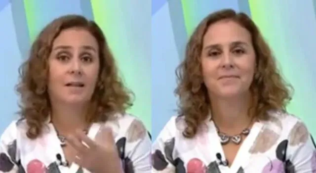 Televidente pidió en vivo que retiren a exministra Patricia García de TV Perú tras recibir vacuna .