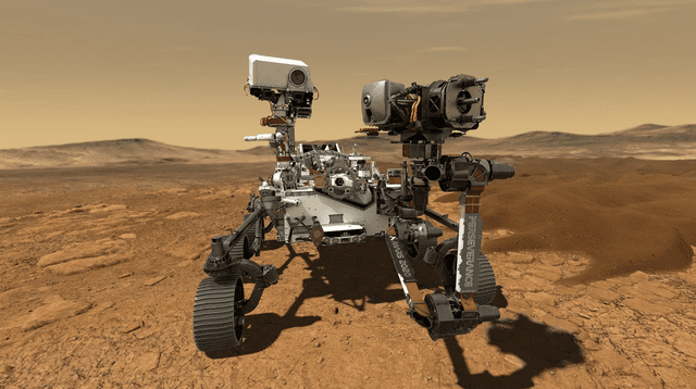 Mira aquí el aterrizaje del rover Perseverance a Marte.