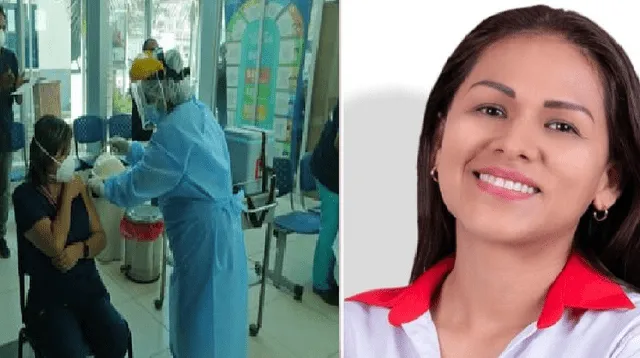 Silvana Robles Arauco recibió la vacuna Sinopharm el 12 de febrero sin ser parte del personal de primera línea.