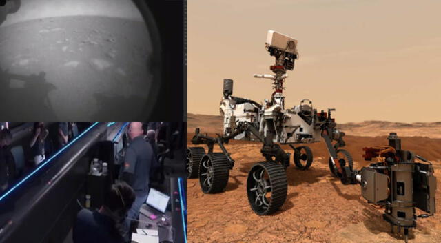 Mira aquí el aterrizaje del rover Perseverance a Marte.