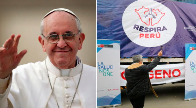 “Su Santidad saluda con afecto a los organizadores y colaboradores de la iniciativa solidaria 'Respira Perú'”, se indica en la misiva.