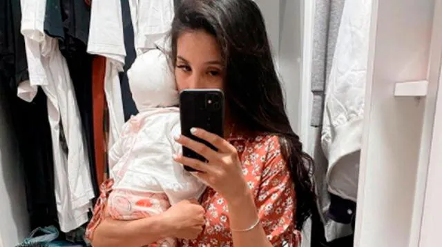 Samahara Lobatón posteó una tierna imagen junto a su bebé.