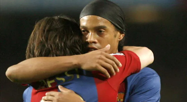 Lionel Messi le envía su apoyo a Ronaldinho en este difícil momento | Foto: EFE