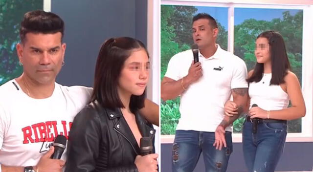 Christian Domínguez y 'Tomate' Barraza presentan a sus hijas.