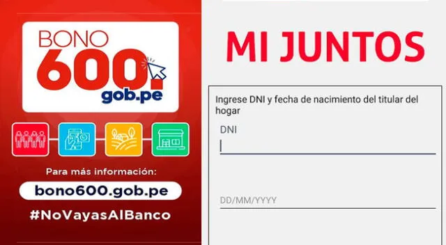 LINK consulta si eres beneficiario del bono 600 del programa Juntos