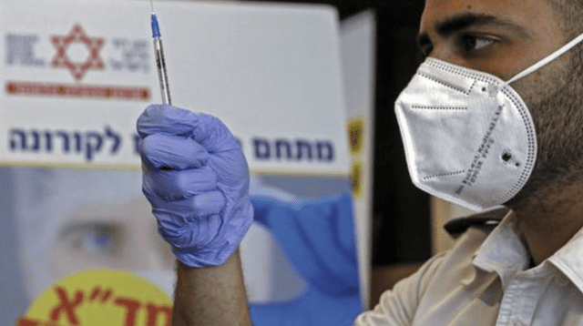 Israel ha inmunizado a 4 millones 456 mil personas, , de las cuales 3 millones 76 mil han sido inoculados con la segunda dosis.