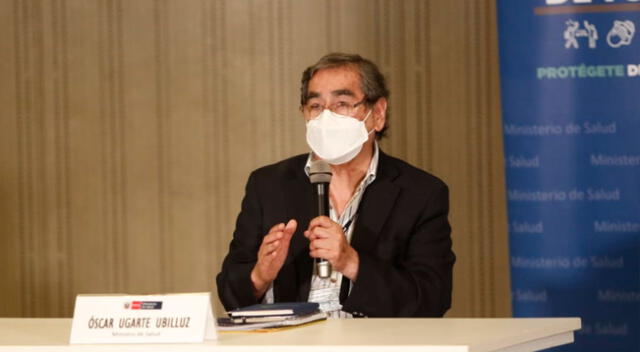Oscar Ugarte, ministro de Salud, se pronunció sobre la importación de concentradores de oxígeno.