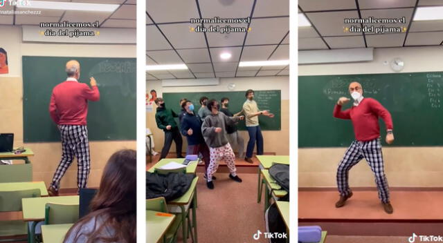 Profesor se vuelve viral por ir en pijama a dar clases