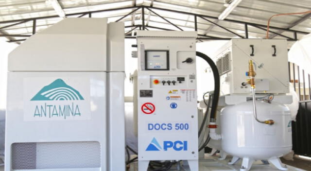 Antamina dona dos plantas de oxígeno medicinal a Huaraz y Huari