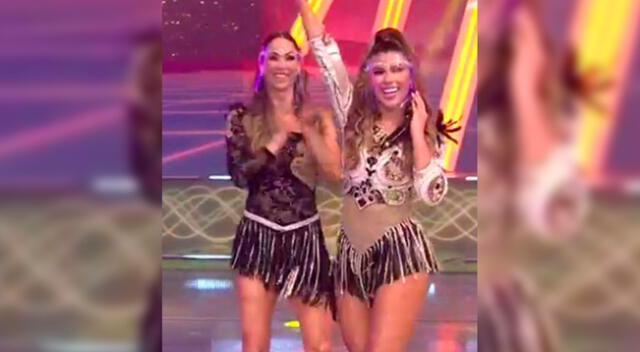 Las chica reality Yahaira Plasencia y Melissa Loza se mostraron felices tras ganarle a Rosángela Espinoza y Paloma Fiuza en duelo de baile en Esto es guerra.