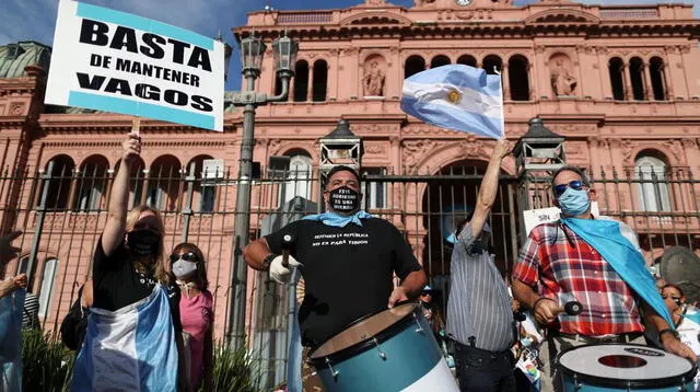 Las calles de Buenos Aires se convirtieron este sábado en epicentro de las protestas contra el Gobierno.