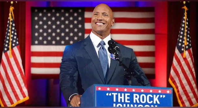 Dwayne Johnson ansia llegar a sillón presidencial de Estados Unidos.