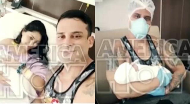 Christian Domínguez y Pamela Franco dieron la bienvenida a su bebé hoy 4 de marzo, y compartieron en América Hoy sus primeras imágenes.