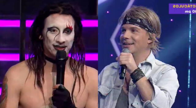 Mike Bravo, imitador de Mariln Manson, advirtió que irá tras Mariano Gardella, el imitador de Jon Bon Jovi, para llegar a la final de Yo Soy.