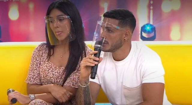 El chico reality Mario Irivarren y su pareja Vania Bludau se presentaron en el programa En boca de todos.