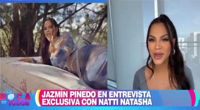Natty Natasha dio exclusiva entrevista a Jazmín Pinedo y EBT.