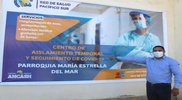 Directo de la Red de Salud pacífico Sur, Marlon Tello Juárez, anunció un nuevo centro de aislamiento temporal para pacientes que sean diagnosticados con la COVID-19